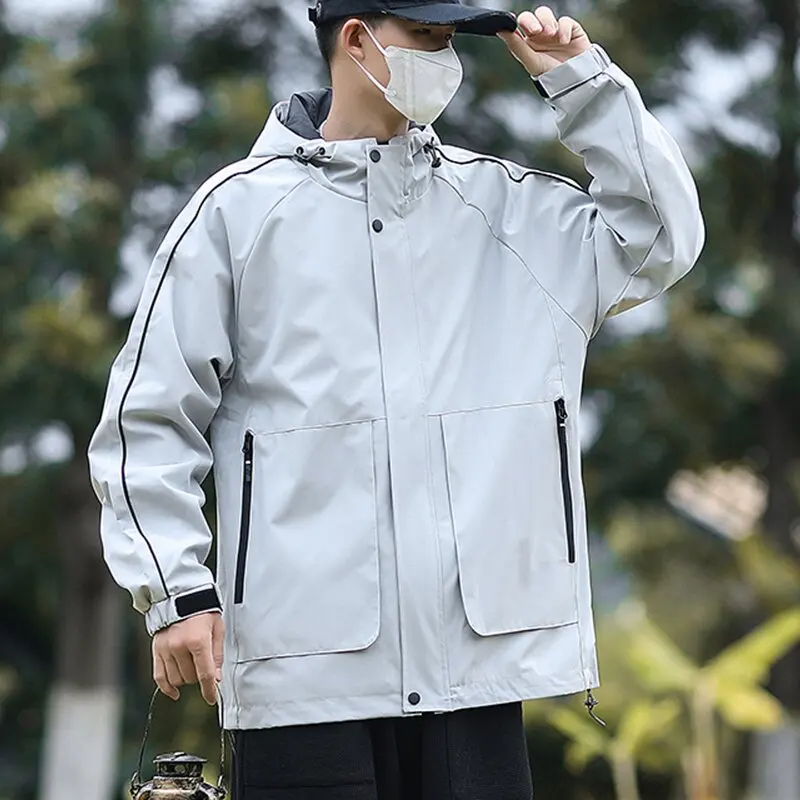 2025 Spring and Autumn Fashion Trend Solid Color Windproof Hooded Coat Men's Casual Loose Comfortable Sports High Quality Jacket
2025 Spring and Autumn Fashion Trend Solid Color Windproof Hooded Coat Men's Casual Loose Comfortable Sports High Quality Jacket