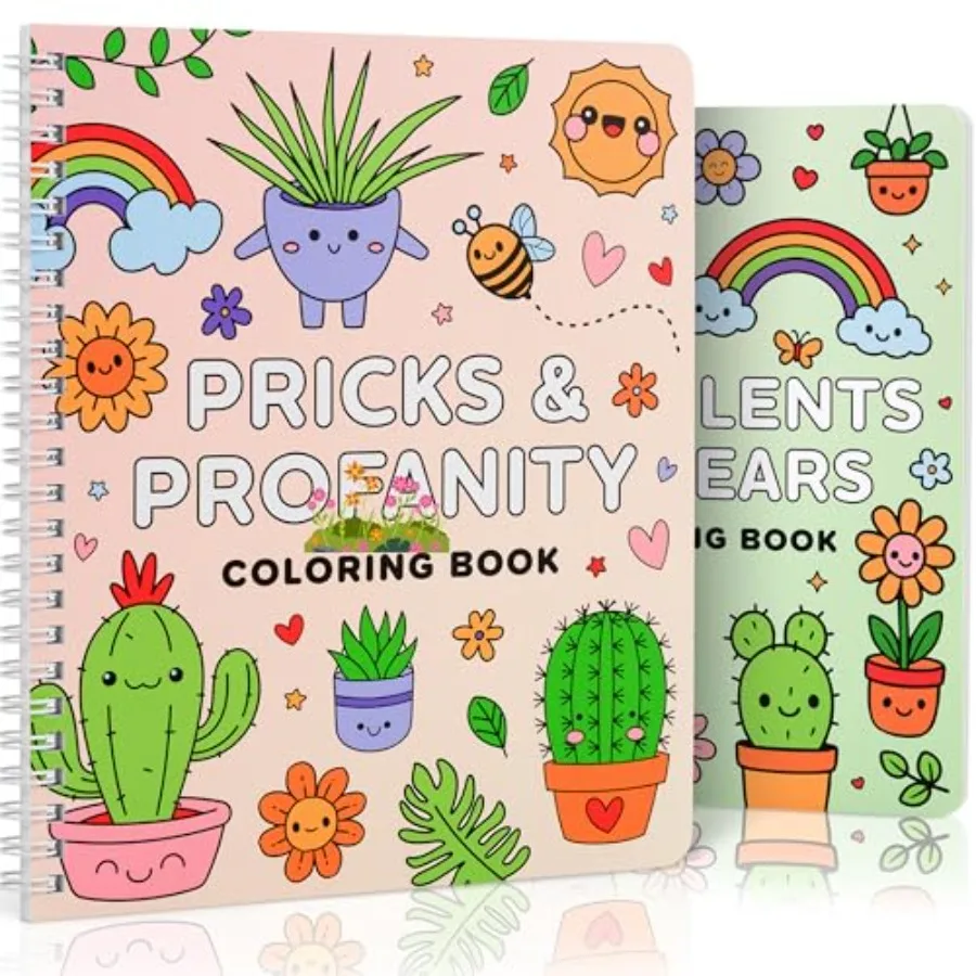 Beautiful Coloring Book Set of 2 for Adult Relaxation - Funny Coloring Books with Floral Designs for a lot of Laughs - The Perf
Beautiful Coloring Book Set of 2 for Adult Relaxation - Funny Coloring Books with Floral Designs for a lot of Laughs - The Perf