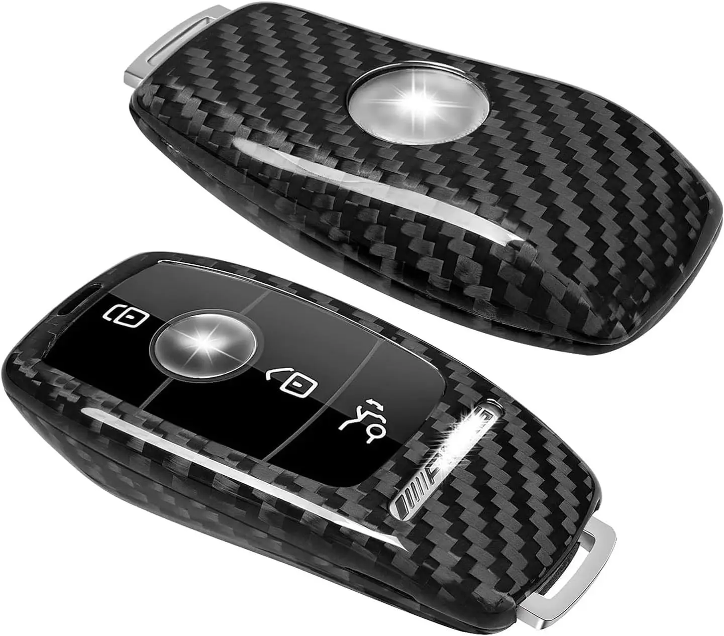 Carbon Fiber Key Cover Case Shell Compatible For Mercedes-Benz AMG A220 CLS Class E-Class E63S GLE 350 4Matic S-Class Remote Acc
Carbon Fiber Key Cover Case Shell Compatible For Mercedes-Benz AMG A220 CLS Class E-Class E63S GLE 350 4Matic S-Class Remote Acc