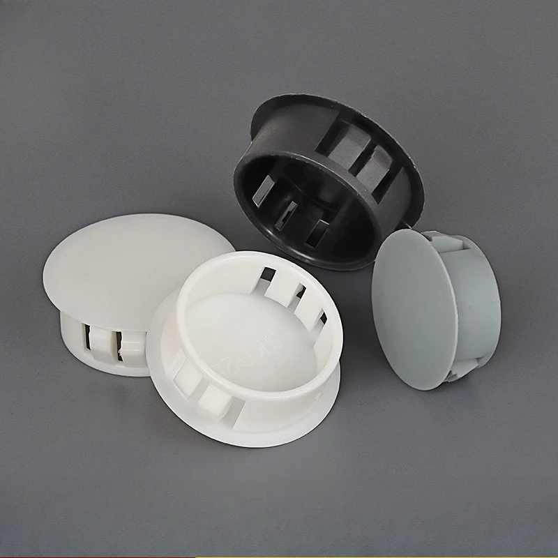 Black White Nylon Snap-on Plug 6mm-75mm Plastic Hole Caps Seal Stopper
Black White Nylon Snap-on Plug 6mm-75mm Plastic Hole Caps Seal Stopper