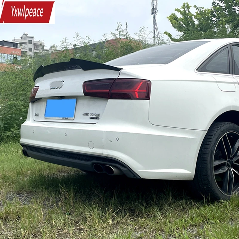M4 Style Real Carbon Fiber /FRP Black Rear Trunk Lip Spoiler Body Kit Accessories For Audi A6 C7 S6 2012-2018
M4 Style Real Carbon Fiber /FRP Black Rear Trunk Lip Spoiler Body Kit Accessories For Audi A6 C7 S6 2012-2018