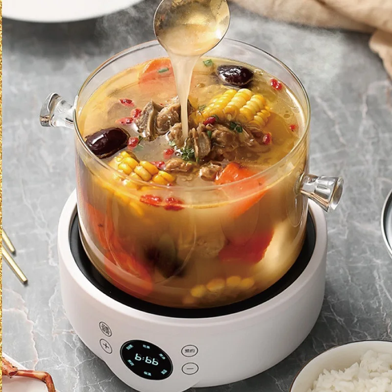 110V/220V Home Health Pot High Borosilicate Glass Pot Multi-functional Split Flower Teapot Appointment Water-proof Stew Pot 1.5L
110V/220V Home Health Pot High Borosilicate Glass Pot Multi-functional Split Flower Teapot Appointment Water-proof Stew Pot 1.5L