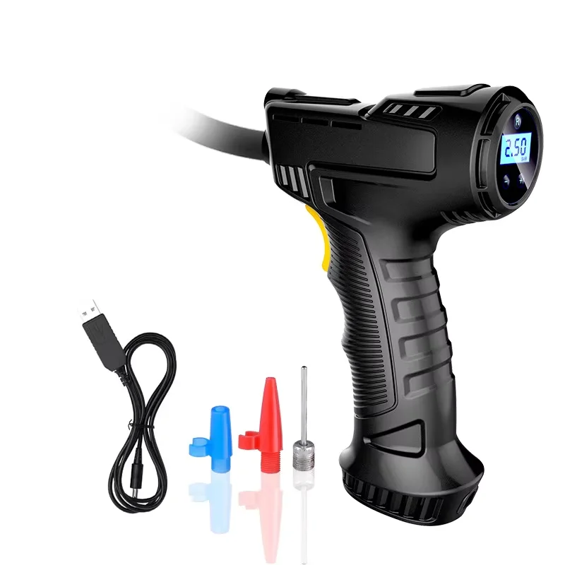 75PSI 120W Car Air Compressor Inflatable Pump Car Tire Inflator Motorcycle Bicycle Automatic Stop With LED Light Digital Display
75PSI 120W Car Air Compressor Inflatable Pump Car Tire Inflator Motorcycle Bicycle Automatic Stop With LED Light Digital Display