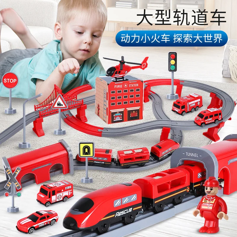Electric Rail Car Simulation scene house toys Children Train Toys Police Fire Engineering Suit Puzzle Assembly Puzzle XMAS Gifts
Electric Rail Car Simulation scene house toys Children Train Toys Police Fire Engineering Suit Puzzle Assembly Puzzle XMAS Gifts