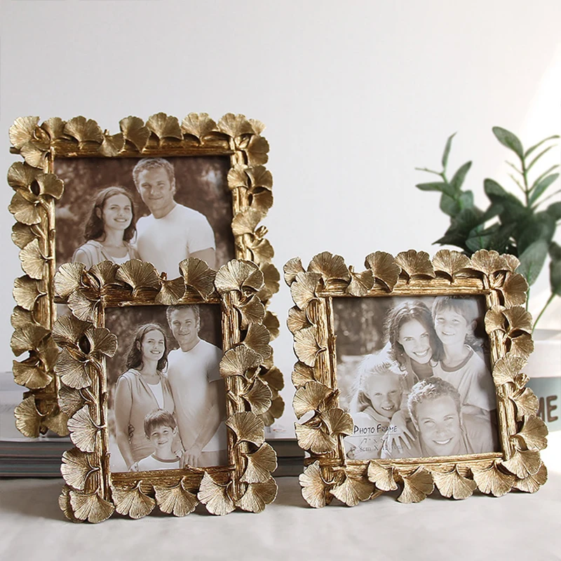Creative Retro Golden Picture Frame American Ginkgo Leaf Pattern Photo Frame Ornaments 4 Inch 8 Inch Decor Painting Photo Frame
Creative Retro Golden Picture Frame American Ginkgo Leaf Pattern Photo Frame Ornaments 4 Inch 8 Inch Decor Painting Photo Frame