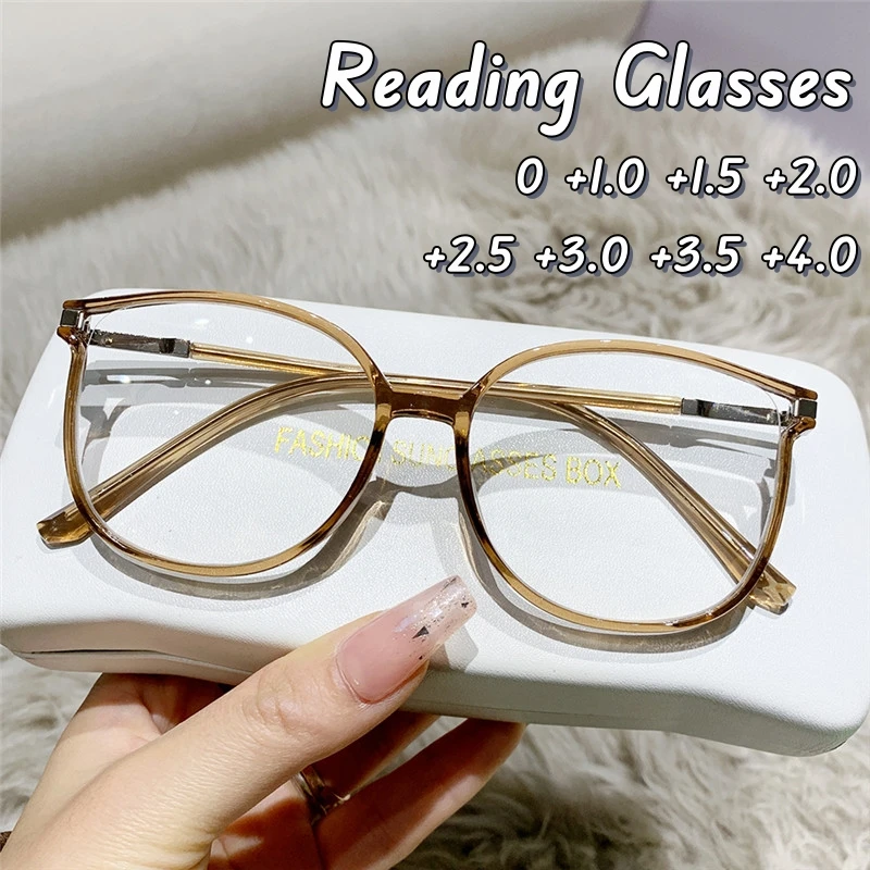 Irregular Anti Blue Light Reading Glasses Fashionable Large Frame Presbyopia Glasses Trendy Sparkling Diamond Far Sight Glasses
Irregular Anti Blue Light Reading Glasses Fashionable Large Frame Presbyopia Glasses Trendy Sparkling Diamond Far Sight Glasses