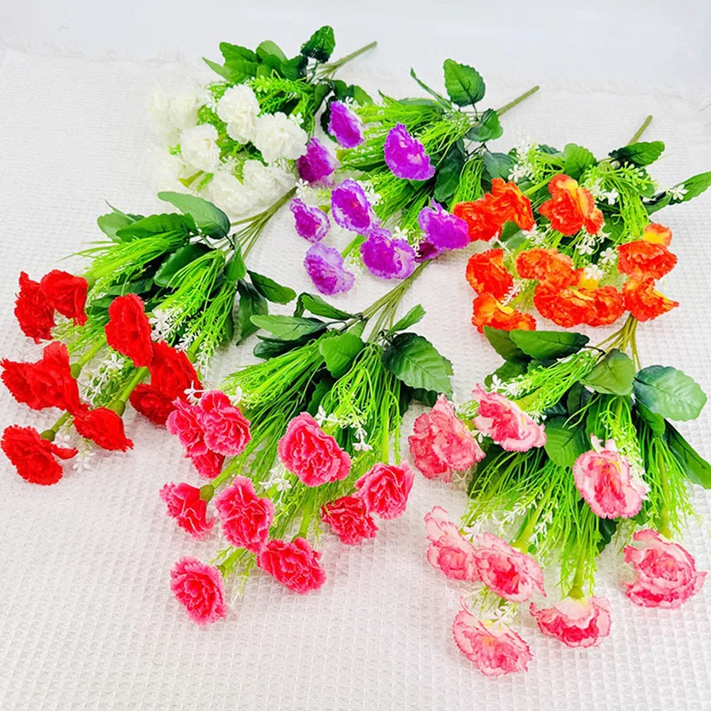 Wholesale Simulation Of 10 Head Carnations Fake Flowers Single Branch Small Carnations Indoor And Outdoor Decoration Flower
Wholesale Simulation Of 10 Head Carnations Fake Flowers Single Branch Small Carnations Indoor And Outdoor Decoration Flower