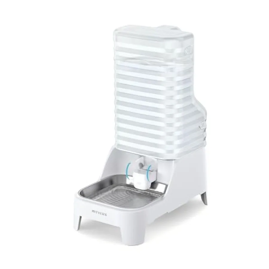 Automatic Dog Water Bowl Dispenser Patented Faucet - Large Gravity Cat Water Dispenser, Filter and Adjustable Base, Wide Mouth
Automatic Dog Water Bowl Dispenser Patented Faucet - Large Gravity Cat Water Dispenser, Filter and Adjustable Base, Wide Mouth