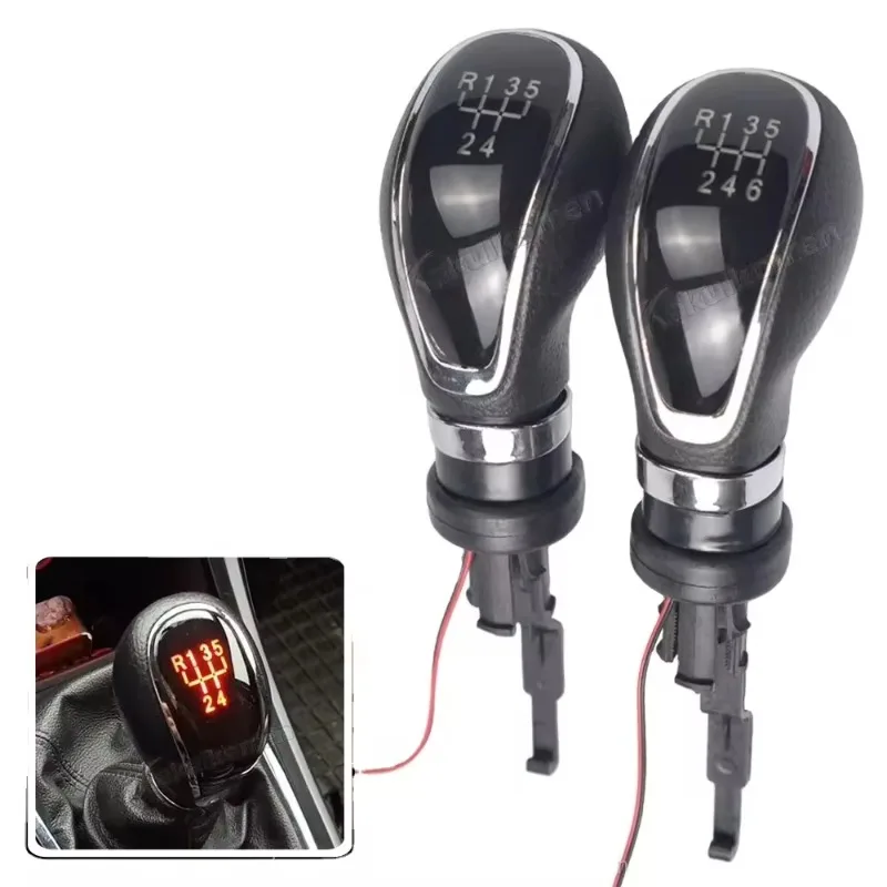 Super 5/6-Speed Manual LED Car Gear Shift Knob Head Handle Lever Replacement for Opel/Vauxhall/Buick Excelle GT/XT Astra 5556590
Super 5/6-Speed Manual LED Car Gear Shift Knob Head Handle Lever Replacement for Opel/Vauxhall/Buick Excelle GT/XT Astra 5556590