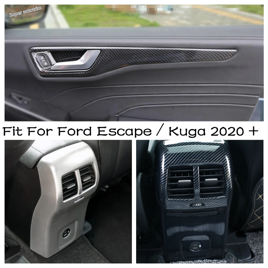Car Inner Door Armrest Handle Panel Strip Cover Trim ABS Carbon Fiber Interior Accessories For Ford Escape / Kuga 2020 - 2024
Car Inner Door Armrest Handle Panel Strip Cover Trim ABS Carbon Fiber Interior Accessories For Ford Escape / Kuga 2020 - 2024