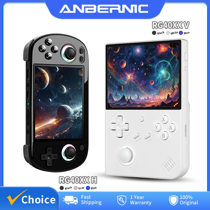 Anbernic RG 40XXV RG40XX H RG40XXV Handheld Game Console Linux 64-bit RGB Joystick Retro Player Supports Streaming HDMI Output
Anbernic RG 40XXV RG40XX H RG40XXV Handheld Game Console Linux 64-bit RGB Joystick Retro Player Supports Streaming HDMI Output