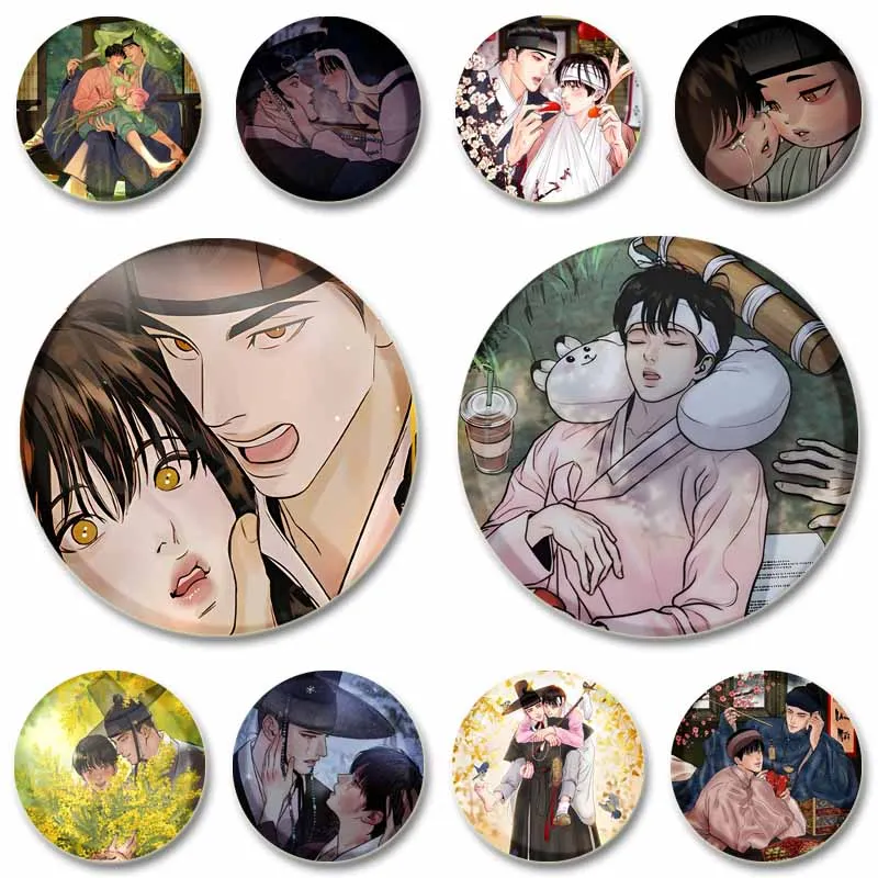 Comic Character Nak Yum Seungho Icons Badge Korean BL Anime Tinplate Brooches on Backpack Jewelry Accessories Gifts for Friend
Comic Character Nak Yum Seungho Icons Badge Korean BL Anime Tinplate Brooches on Backpack Jewelry Accessories Gifts for Friend