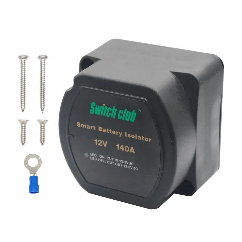 12V 140Amp Voltage Sensitive Relay VSR Double Battery Automatic Charging Relay Dual Smart Battery Isolator
12V 140Amp Voltage Sensitive Relay VSR Double Battery Automatic Charging Relay Dual Smart Battery Isolator