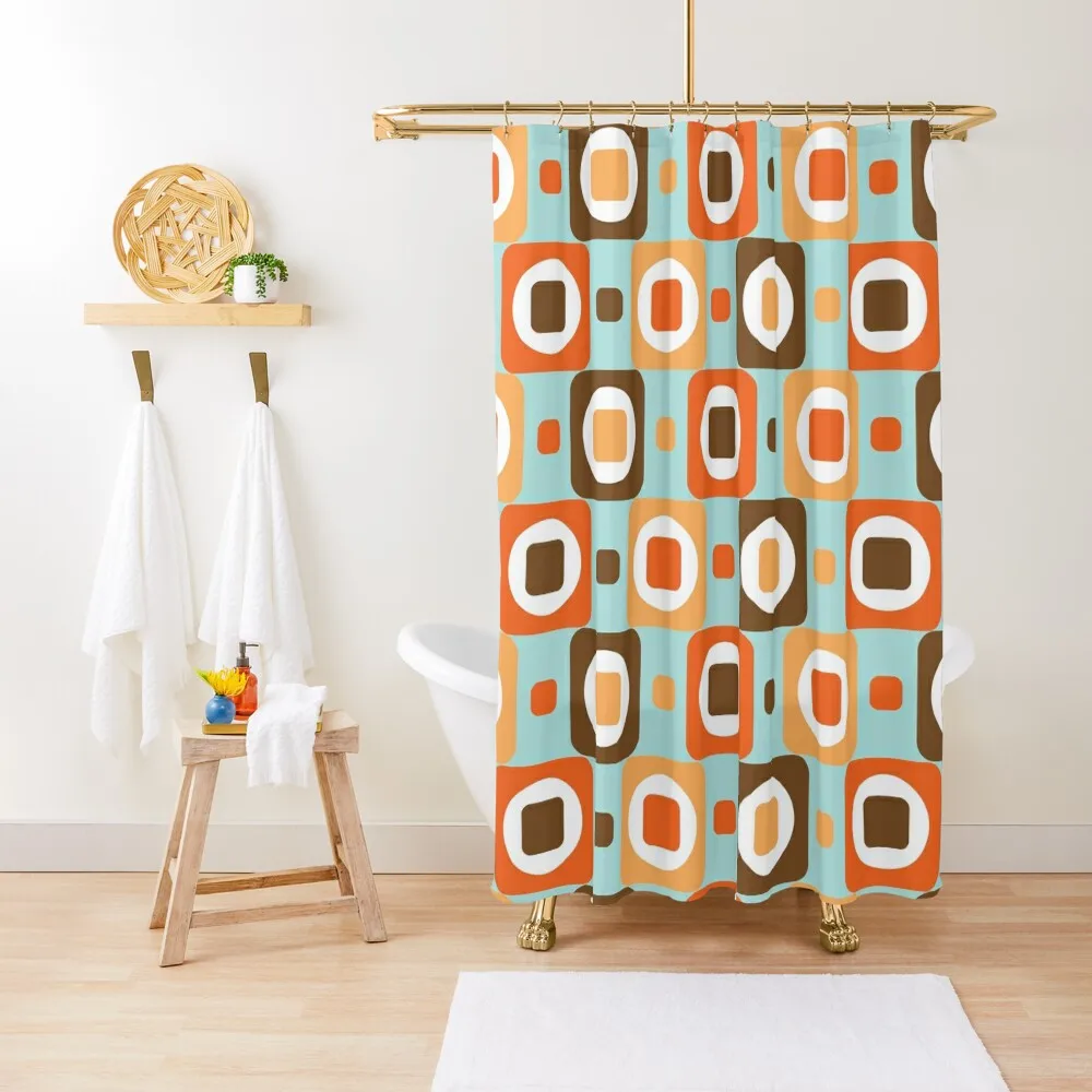 1970's Retro Mid-Century Modern Shower Curtain Bathroom Box For Bathroom Shower Waterproof Bath And Anti-Mold Curtain
1970's Retro Mid-Century Modern Shower Curtain Bathroom Box For Bathroom Shower Waterproof Bath And Anti-Mold Curtain