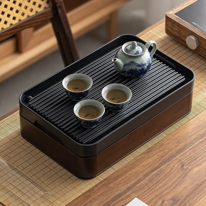 Multifunctional Bamboo Tea Tray Drainage Tea Set Storage Box Living Room Family Kung Fu Tea Set Drawer Type Distribution Box
Multifunctional Bamboo Tea Tray Drainage Tea Set Storage Box Living Room Family Kung Fu Tea Set Drawer Type Distribution Box