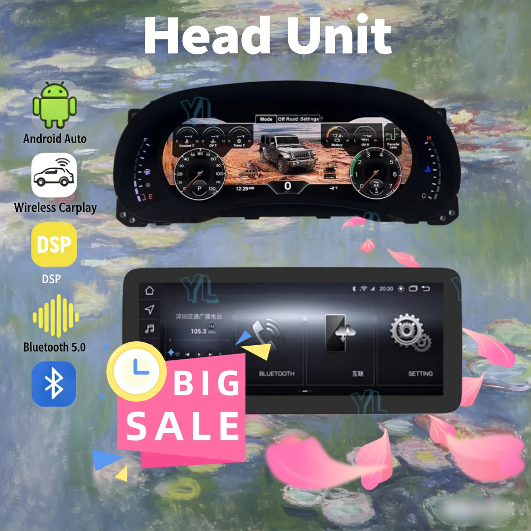Android 14 QLED Screen 12.3Inch For Jeep Wrangler 3 JK 2007-2016 Car Radio Multimedia Video GPS Navigation Stereo Head Unit BT
Android 14 QLED Screen 12.3Inch For Jeep Wrangler 3 JK 2007-2016 Car Radio Multimedia Video GPS Navigation Stereo Head Unit BT