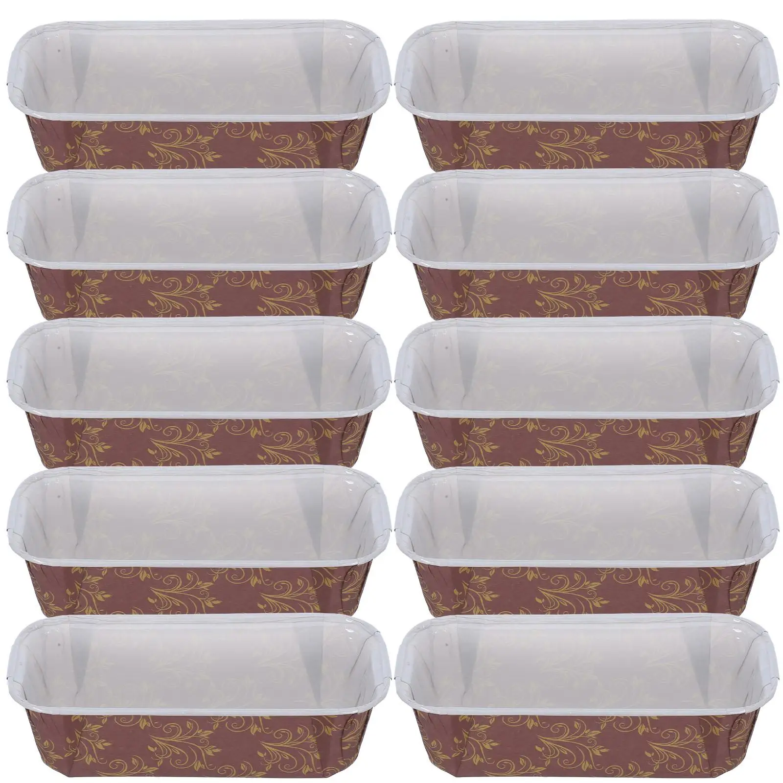 10Pcs Paper Loaf Pans High Temperature Rectangle Mold Disposable Oven Liner For Baking Yeast Bread Crumb Cakes
10Pcs Paper Loaf Pans High Temperature Rectangle Mold Disposable Oven Liner For Baking Yeast Bread Crumb Cakes