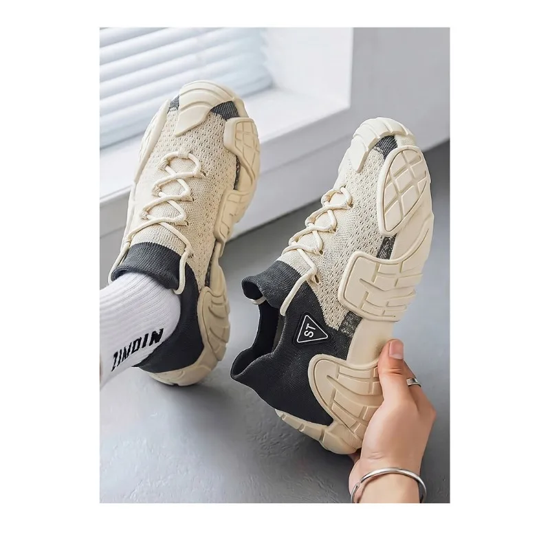 Men's 2026 Summer Knit Breathable unky Dad Shoes Soft Sole Running Casual Streetwear Footwear
Men's 2026 Summer Knit Breathable unky Dad Shoes Soft Sole Running Casual Streetwear Footwear