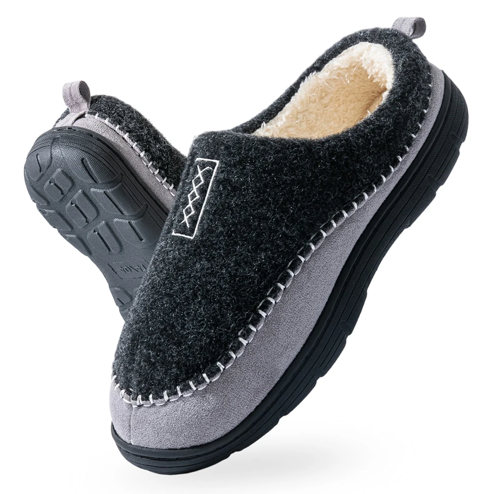 Pmoiste Men Soft Fannel House Slippers Warm TPR Cushion Memory Foam Designer Mark Line Living Room Shoes Slip-on Indoor Winter
Pmoiste Men Soft Fannel House Slippers Warm TPR Cushion Memory Foam Designer Mark Line Living Room Shoes Slip-on Indoor Winter