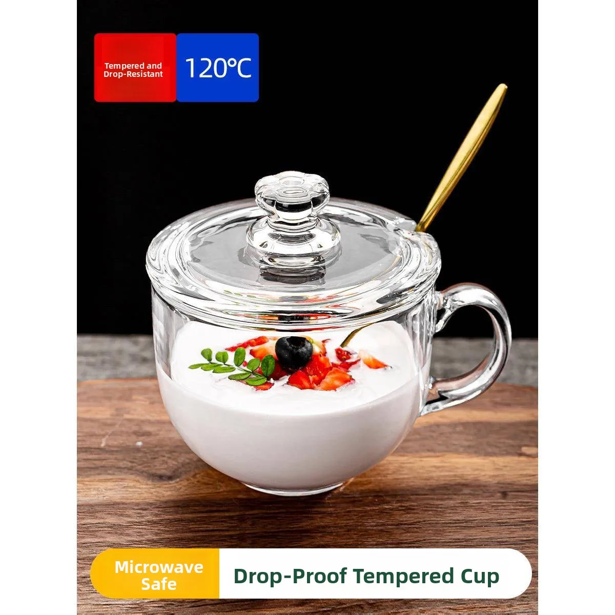 Large Capacity Glass Milk Oats Breakfast Cup with Handle Wheat Bowl Cover Spoon Water Cup Heat Resistant Daily Use Cups
Large Capacity Glass Milk Oats Breakfast Cup with Handle Wheat Bowl Cover Spoon Water Cup Heat Resistant Daily Use Cups