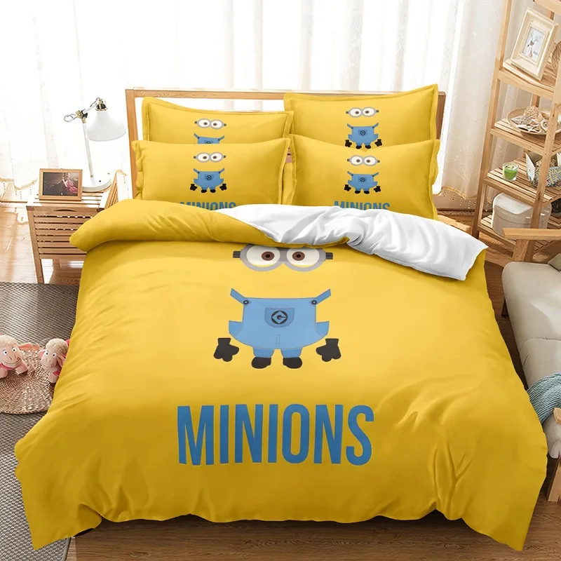 Hot Minions Bedding Set Cartoon Anime Minions 3D Bed Duvet Cover New Cartoon Home Printed Quilt Cover Duvet Cover
Hot Minions Bedding Set Cartoon Anime Minions 3D Bed Duvet Cover New Cartoon Home Printed Quilt Cover Duvet Cover