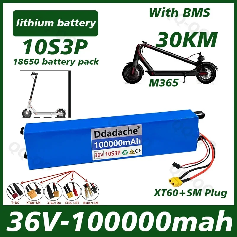 100% New 36V 100Ah Scooter Battery Pack For M365 36V Battery Pack For Electric Scooter BMS Board Customized plug+Free Shipping
100% New 36V 100Ah Scooter Battery Pack For M365 36V Battery Pack For Electric Scooter BMS Board Customized plug+Free Shipping