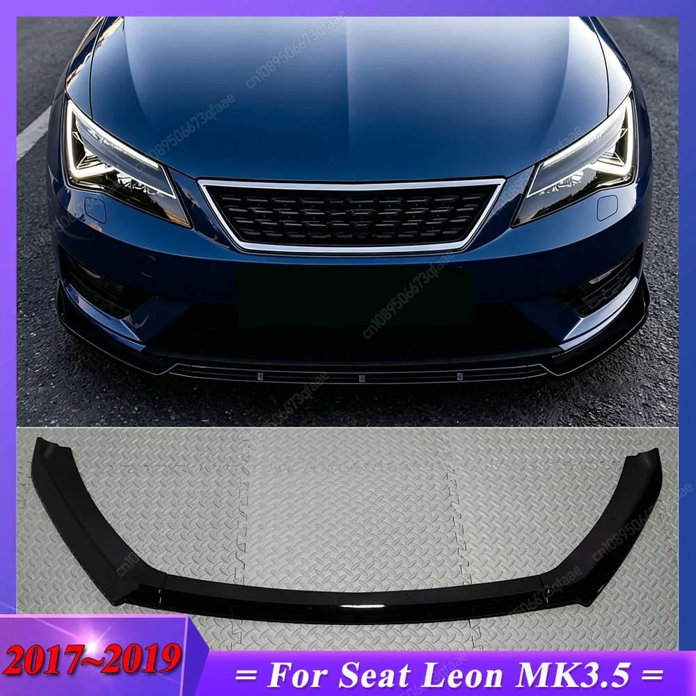 For Seat Leon MK3.5 2017 To 2019 Car Front Bumper Lower Chin Lip Splitter Diffuser Spoiler Wing Body Kits Cover Protector Tuning
For Seat Leon MK3.5 2017 To 2019 Car Front Bumper Lower Chin Lip Splitter Diffuser Spoiler Wing Body Kits Cover Protector Tuning