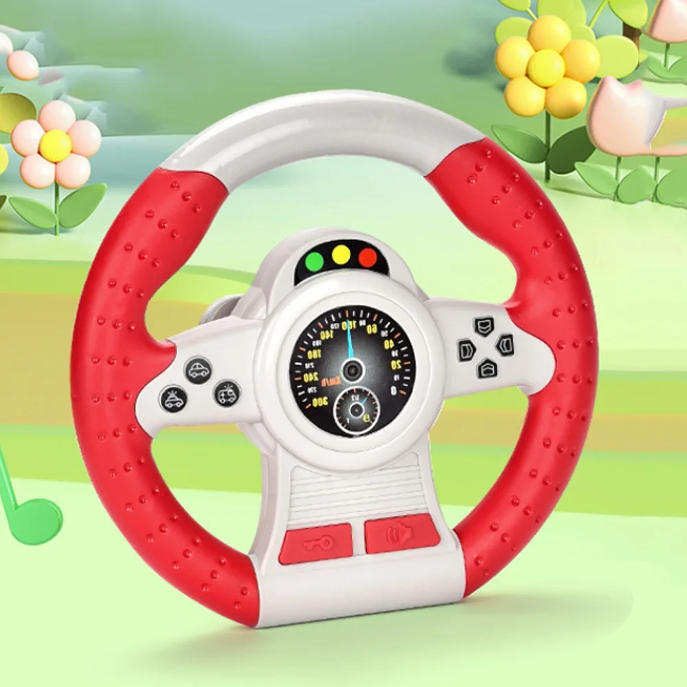 360 ° Rotation Copilot Steering Wheel Multi Functional Early Education Simulation Steering Wheel Toys Interactive Simulation
360 ° Rotation Copilot Steering Wheel Multi Functional Early Education Simulation Steering Wheel Toys Interactive Simulation