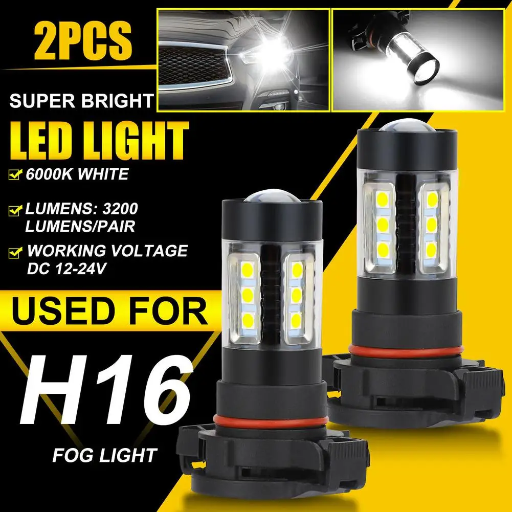 2pcs 5202 H16 Led Fog Light Bulb Waterproof 6000k-7500k Compatible For Chevrolet Silverado 1500 2007-2015
2pcs 5202 H16 Led Fog Light Bulb Waterproof 6000k-7500k Compatible For Chevrolet Silverado 1500 2007-2015