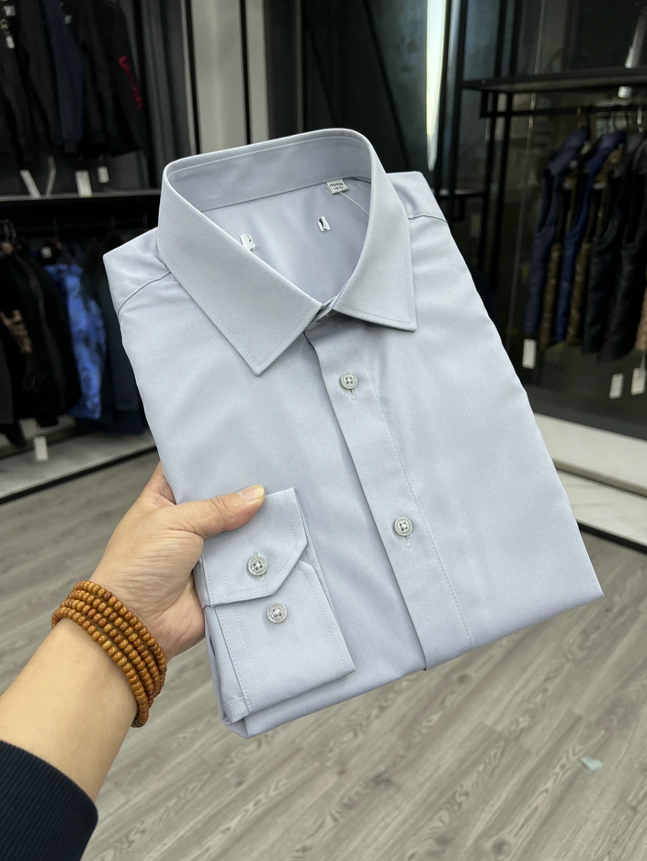 Spring New Arrival Loose Fit Long Sve Busin Casual irt Office Wear Pure Color Workwear irt M Stand Fit FX002
Spring New Arrival Loose Fit Long Sve Busin Casual irt Office Wear Pure Color Workwear irt M Stand Fit FX002