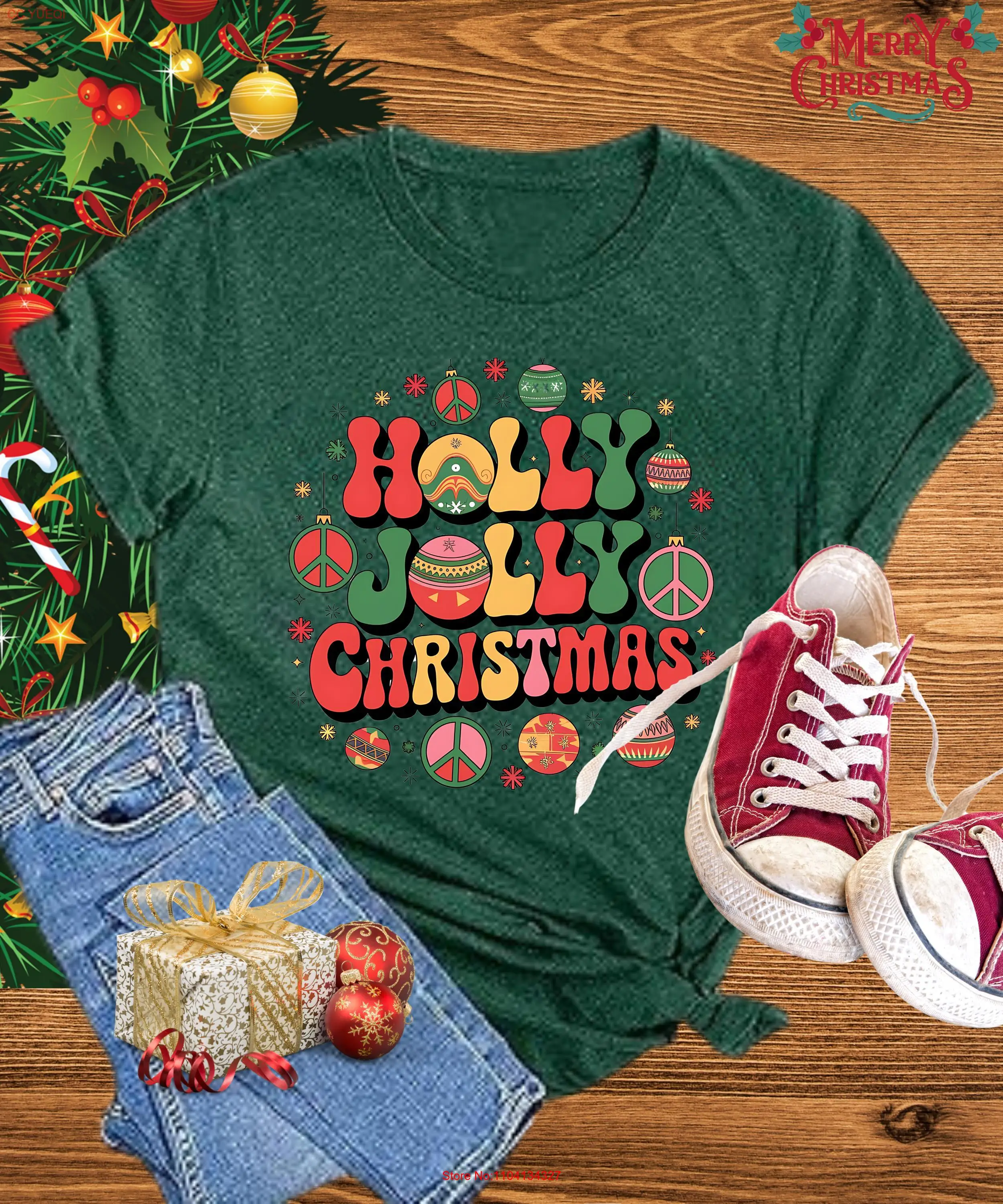 Holly Christmas Tree T Shirt Festive Xmas Holiday Funny Sweater Jersey for long or short sleeves
Holly Christmas Tree T Shirt Festive Xmas Holiday Funny Sweater Jersey for long or short sleeves