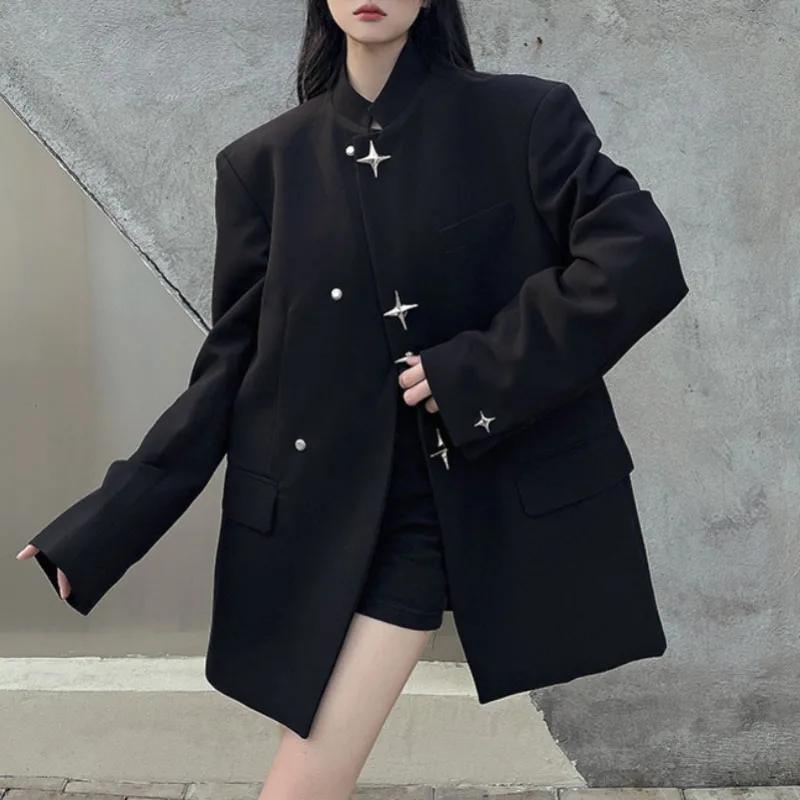 American Street Retro Fashion Suit Jacket Fall Aesthetic Commuter Women Blazer Temperament Jacket For Women
American Street Retro Fashion Suit Jacket Fall Aesthetic Commuter Women Blazer Temperament Jacket For Women