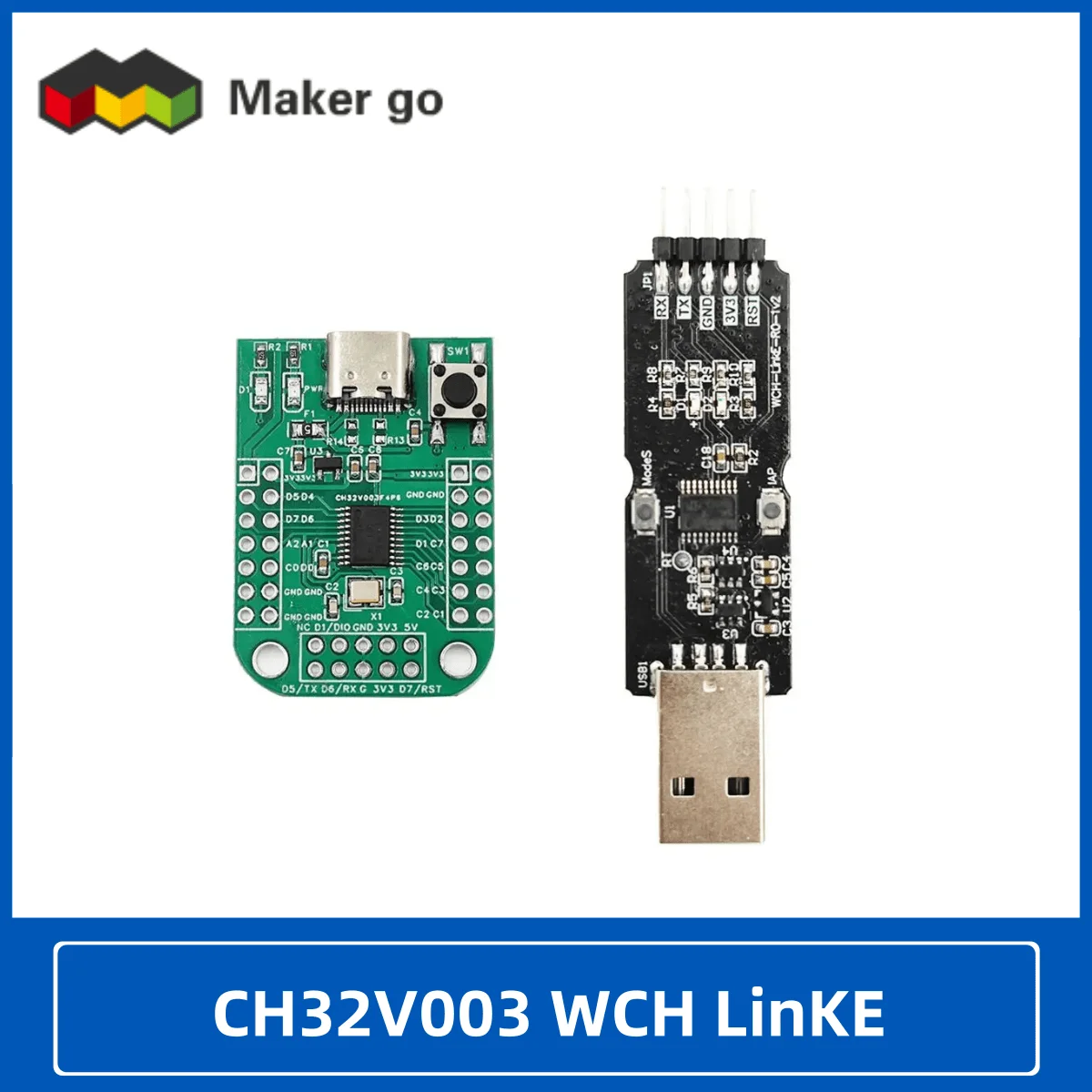 WCH CH32V003 LinKE Development board CH32V003F4P6 MCU QingKe RISC-V2A 1-wire SDI System Main Frequency 48MHz WCH
WCH CH32V003 LinKE Development board CH32V003F4P6 MCU QingKe RISC-V2A 1-wire SDI System Main Frequency 48MHz WCH