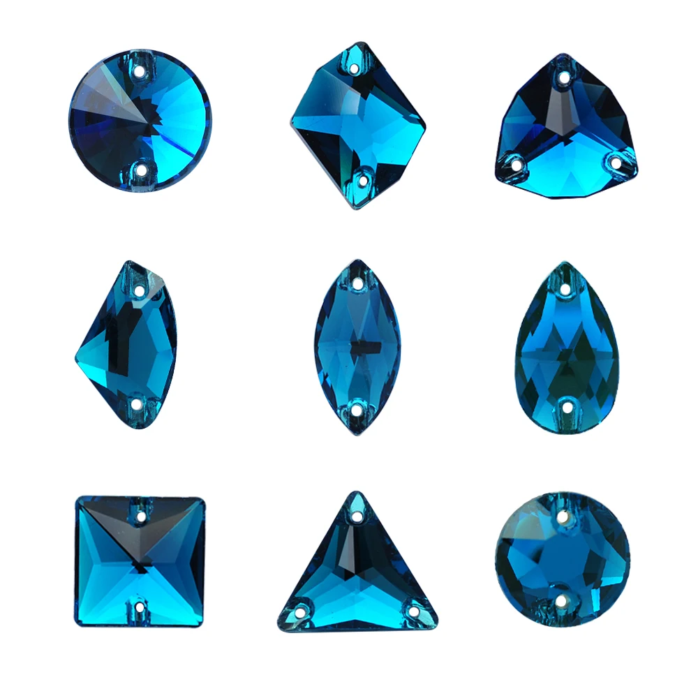 PUBRILEX Value Packing Blue Zircon Sew on Rhinestones Flatback Sewing Stones with Chamfers for Garment Jewelry Decorations
PUBRILEX Value Packing Blue Zircon Sew on Rhinestones Flatback Sewing Stones with Chamfers for Garment Jewelry Decorations