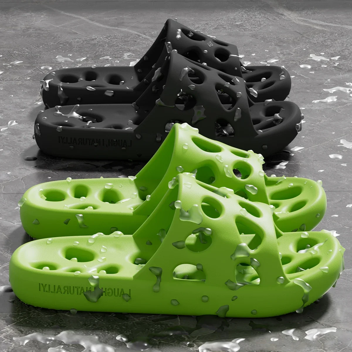 Women Bathroom Slippers Leakage Quick Drying Home Slides Non-Slip Comfortable Unisex Indoor Slippers
Women Bathroom Slippers Leakage Quick Drying Home Slides Non-Slip Comfortable Unisex Indoor Slippers