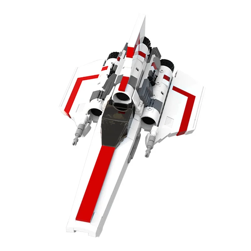 MOC Battlestars Galacticas MK1 Colonial Viper, строительные блоки, космический истребитель, удаленная патрульная модель автомобиля, игрушки для детей, подарок для взрослых
MOC Battlestars Galacticas MK1 Colonial Viper, строительные блоки, космический истребитель, удаленная патрульная модель автомобиля, игрушки для детей, подарок для взрослых