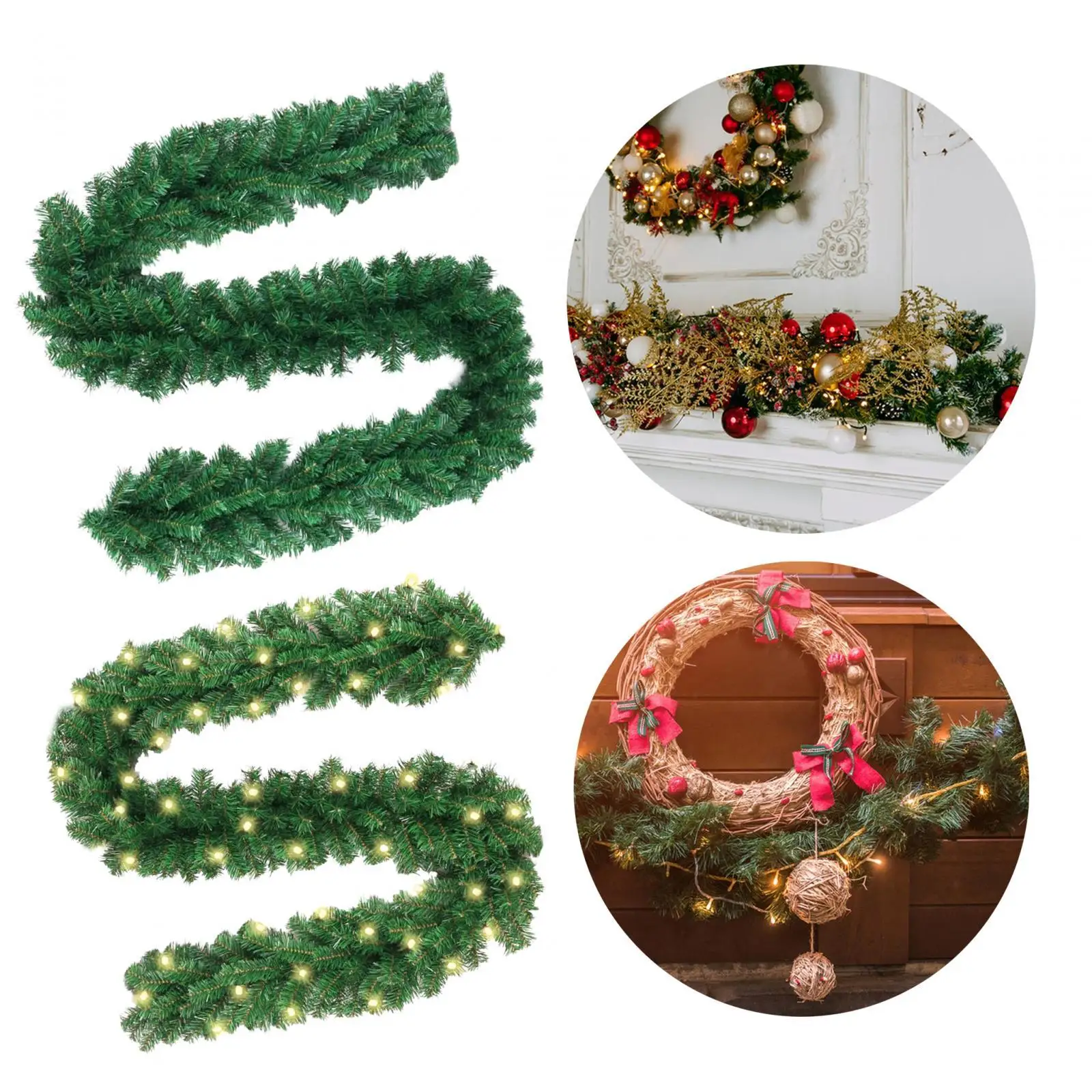 Christmas Green Garland, Greenery Twist Wreath Ornament, Xmas Decor, Artificial Ivy Non Lit Greenery Garland for Holiday
Christmas Green Garland, Greenery Twist Wreath Ornament, Xmas Decor, Artificial Ivy Non Lit Greenery Garland for Holiday