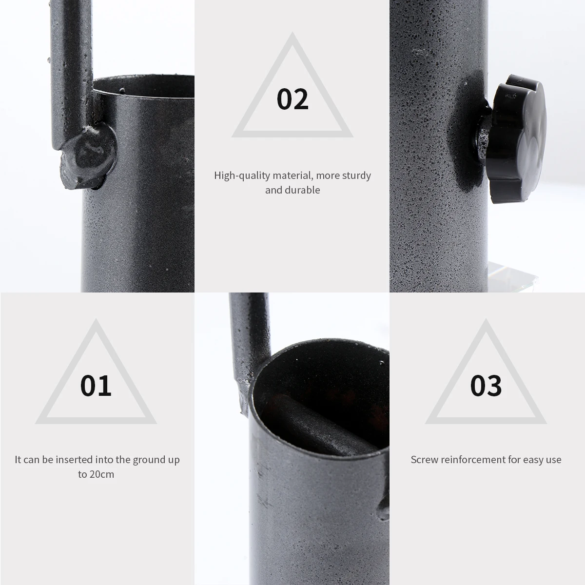 Professional Beach Umbrella Holder 28 32 35Mm Diameter Screw Reinforced Ground Stake for Sand Or Grass Sand Anchor
Professional Beach Umbrella Holder 28 32 35Mm Diameter Screw Reinforced Ground Stake for Sand Or Grass Sand Anchor