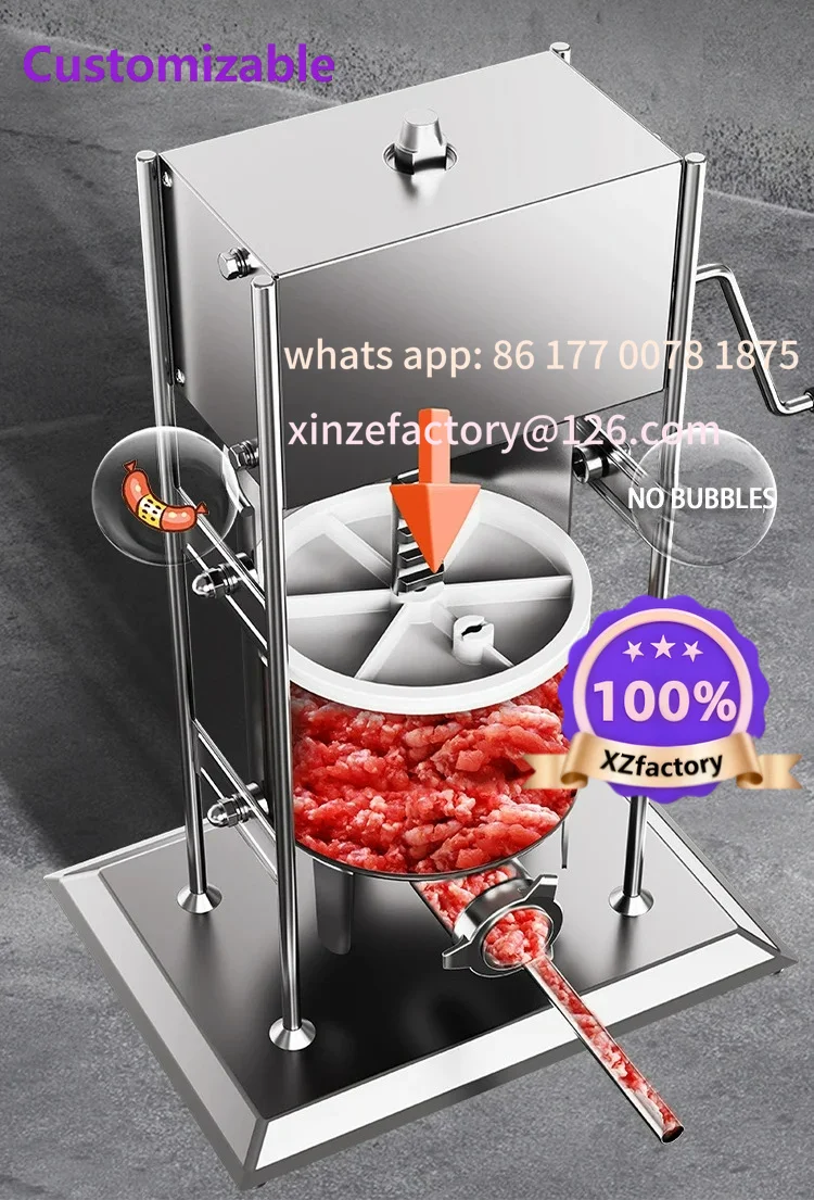 Customizable Sausage Filling Machine Intelligent Quantitative Sausage Filling Machine
Customizable Sausage Filling Machine Intelligent Quantitative Sausage Filling Machine