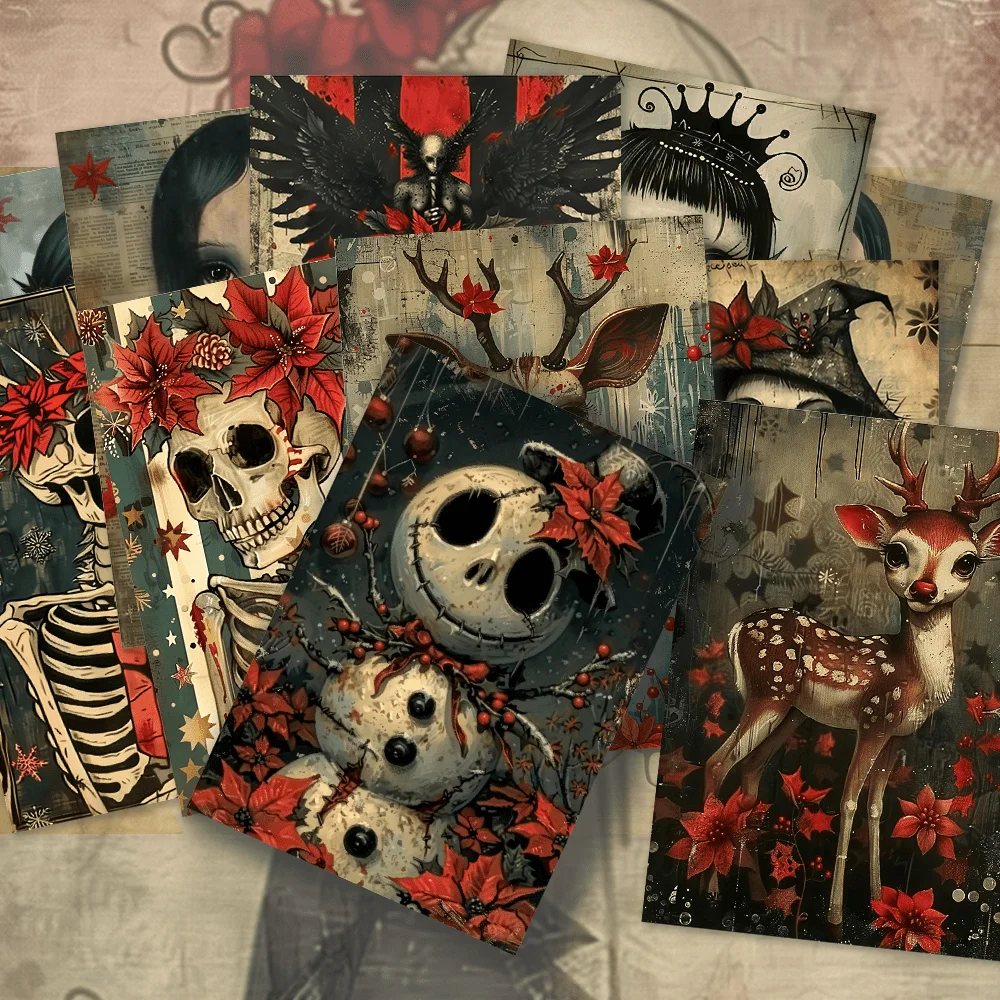 32pcs, Dark Gothic Style Christmas Postcards, Birthday/Anniversary Gifts, Collectibles, Suitable for Gift Giving, Can be Mailed.
32pcs, Dark Gothic Style Christmas Postcards, Birthday/Anniversary Gifts, Collectibles, Suitable for Gift Giving, Can be Mailed.
