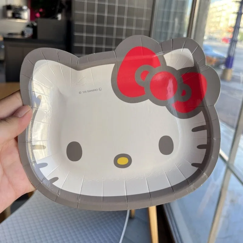 Hello Kitty Peripheral My Melody Cartoon Disposable Paper Meal Plates Delicate Practical Convenient Cute Convenient Paper Tray
Hello Kitty Peripheral My Melody Cartoon Disposable Paper Meal Plates Delicate Practical Convenient Cute Convenient Paper Tray