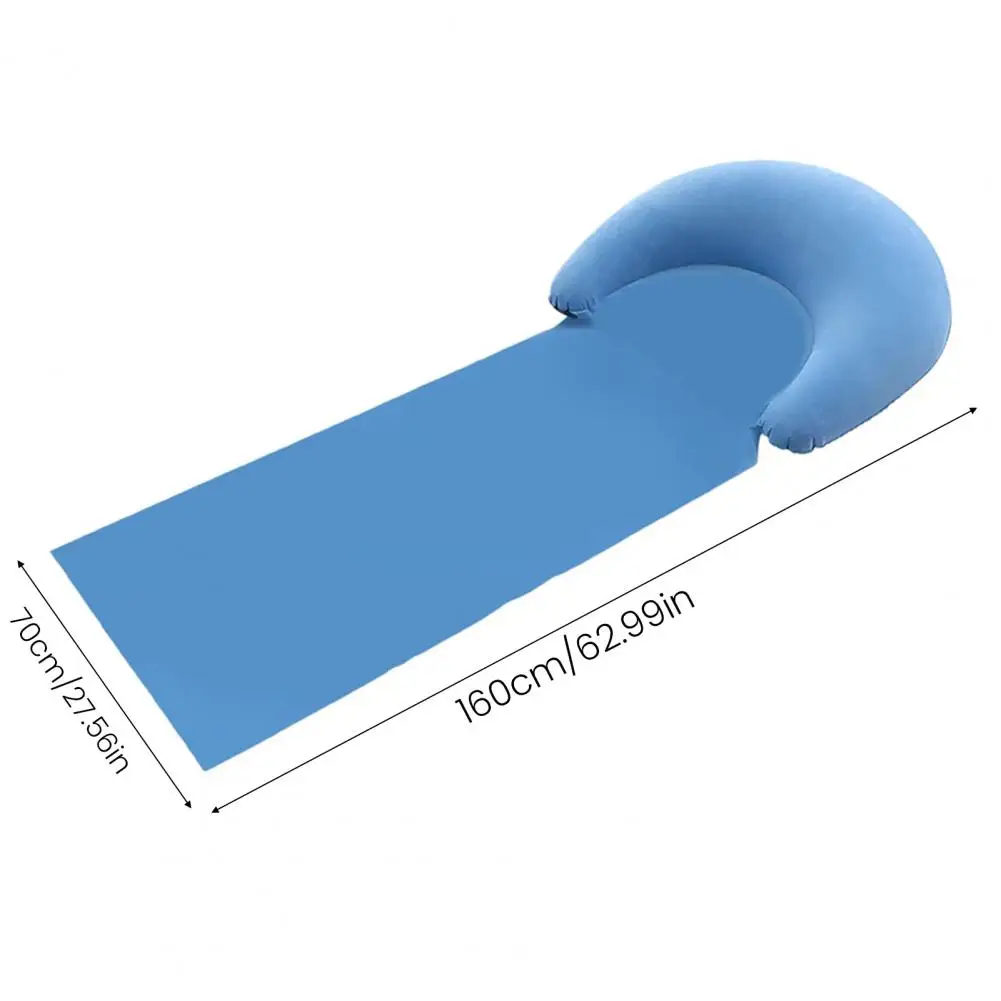 160*70cm Beach Mat With Inflatable Pillow Portable Outdoor Beach Lounger Sunbathing Relaxing Beach Blanket Flocking Headrest
160*70cm Beach Mat With Inflatable Pillow Portable Outdoor Beach Lounger Sunbathing Relaxing Beach Blanket Flocking Headrest