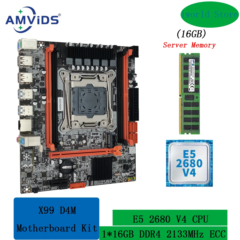 Комплект материнской платы xeon x99 Combo с процессором E5 2680 V4 и памятью RECC 16 ГБ DDR4 2133 МГц LGA 2011-3 Set M.2 NVME
Комплект материнской платы xeon x99 Combo с процессором E5 2680 V4 и памятью RECC 16 ГБ DDR4 2133 МГц LGA 2011-3 Set M.2 NVME
