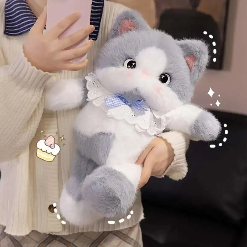 45 см забавный милый мягкий кот плюшевые игрушки котенок подушка кровать сон домашний декор кукла для подарка на день рождения 
45 см забавный милый мягкий кот плюшевые игрушки котенок подушка кровать сон домашний декор кукла для подарка на день рождения