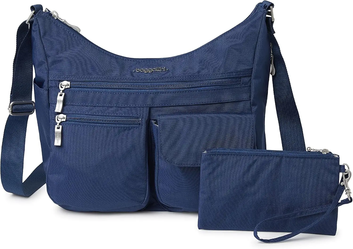 Lightweight Nylon Crossbody Hobo Bag for Women, Water-resistant Travel Bag with RFID, 11x9 Inches
Lightweight Nylon Crossbody Hobo Bag for Women, Water-resistant Travel Bag with RFID, 11x9 Inches