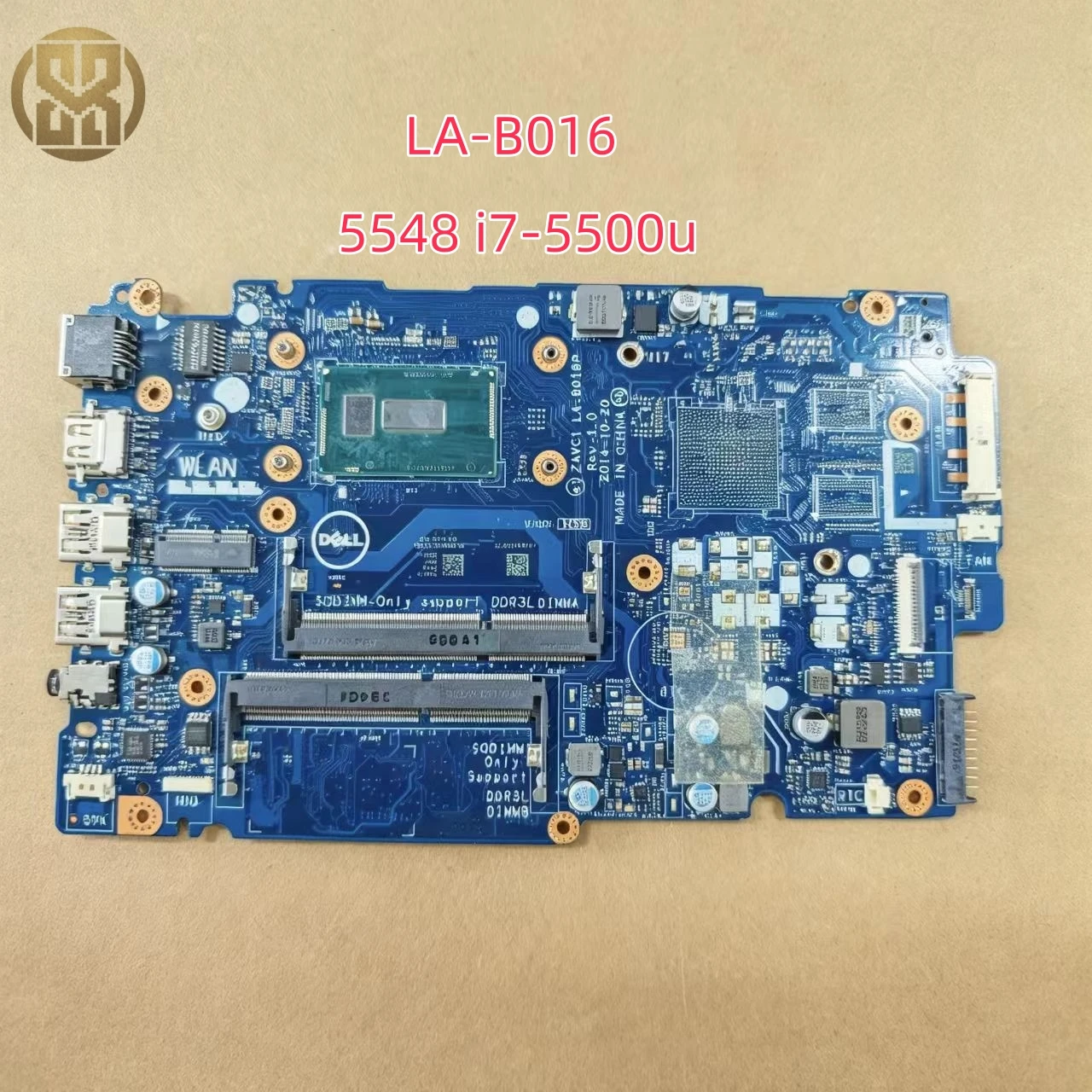 Original For Dell Inspiron 5548Laptop Motherboard With I7-5500U CPU LA-B016P 100% Tested Free
Original For Dell Inspiron 5548Laptop Motherboard With I7-5500U CPU LA-B016P 100% Tested Free