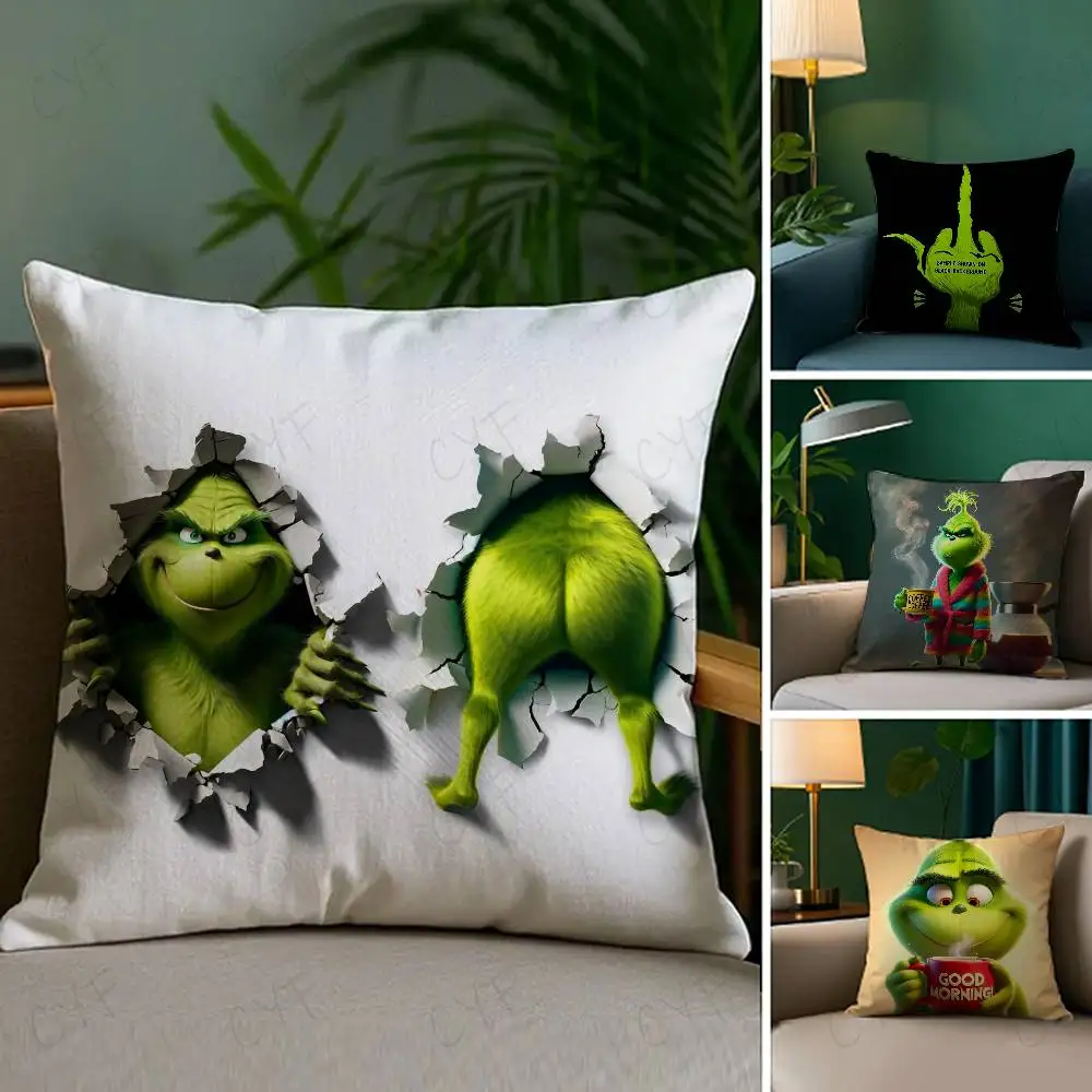 The G-G-GrinchS Pillow Case Custom Printed Brushed Fleece Pillow, Baby Skin-Touch, Eco-Friendly Dye-Sublimation Cushion for Home
The G-G-GrinchS Pillow Case Custom Printed Brushed Fleece Pillow, Baby Skin-Touch, Eco-Friendly Dye-Sublimation Cushion for Home