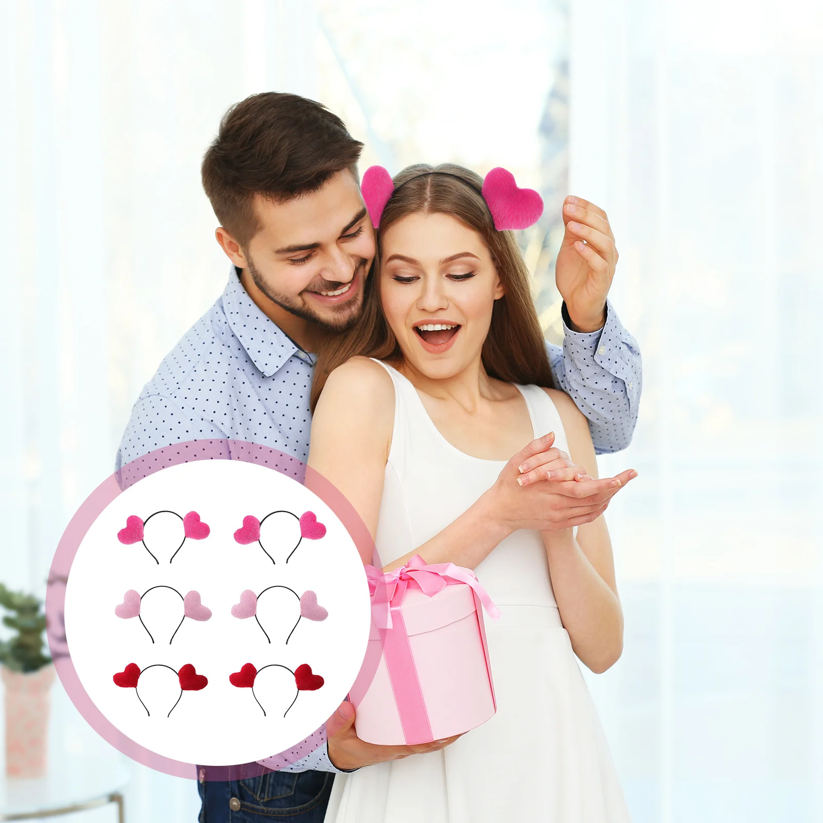 6pcs Heart Love Headband For Hair Accessories Valentine'S Day Party Costume Headwear Cloth Material One Size Fits Most
6pcs Heart Love Headband For Hair Accessories Valentine'S Day Party Costume Headwear Cloth Material One Size Fits Most