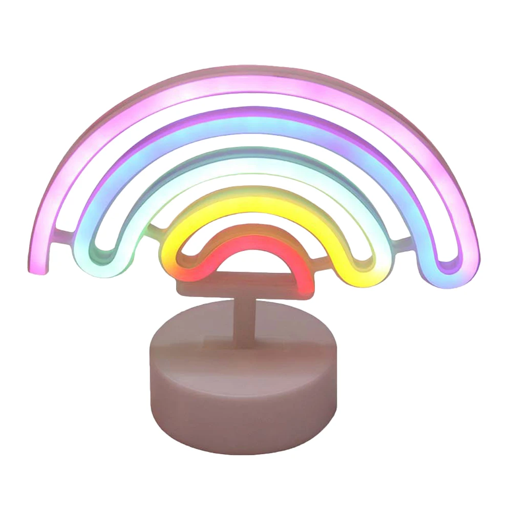 Rainbow Night Light LED Desk Lamp Soft Glow ABS Material Lightweight Durable Bedroom Baby Room Decoration Stable Base
Rainbow Night Light LED Desk Lamp Soft Glow ABS Material Lightweight Durable Bedroom Baby Room Decoration Stable Base