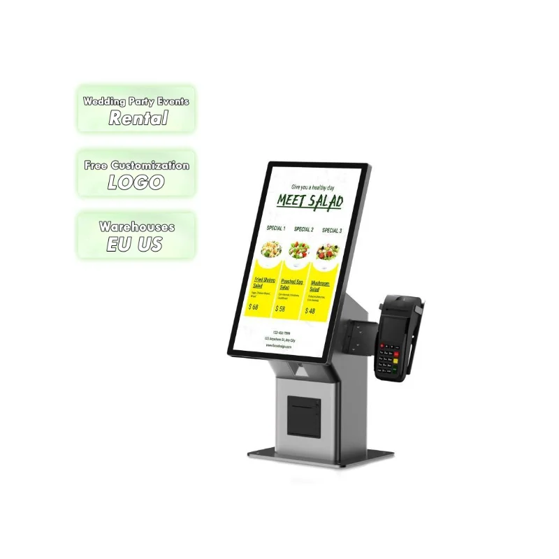 Restaurants Pos Terminal Ordering Kiosk Smart Digital Food Aluminum Kiosk Machine Service Payment Self-service Kiosk
Restaurants Pos Terminal Ordering Kiosk Smart Digital Food Aluminum Kiosk Machine Service Payment Self-service Kiosk